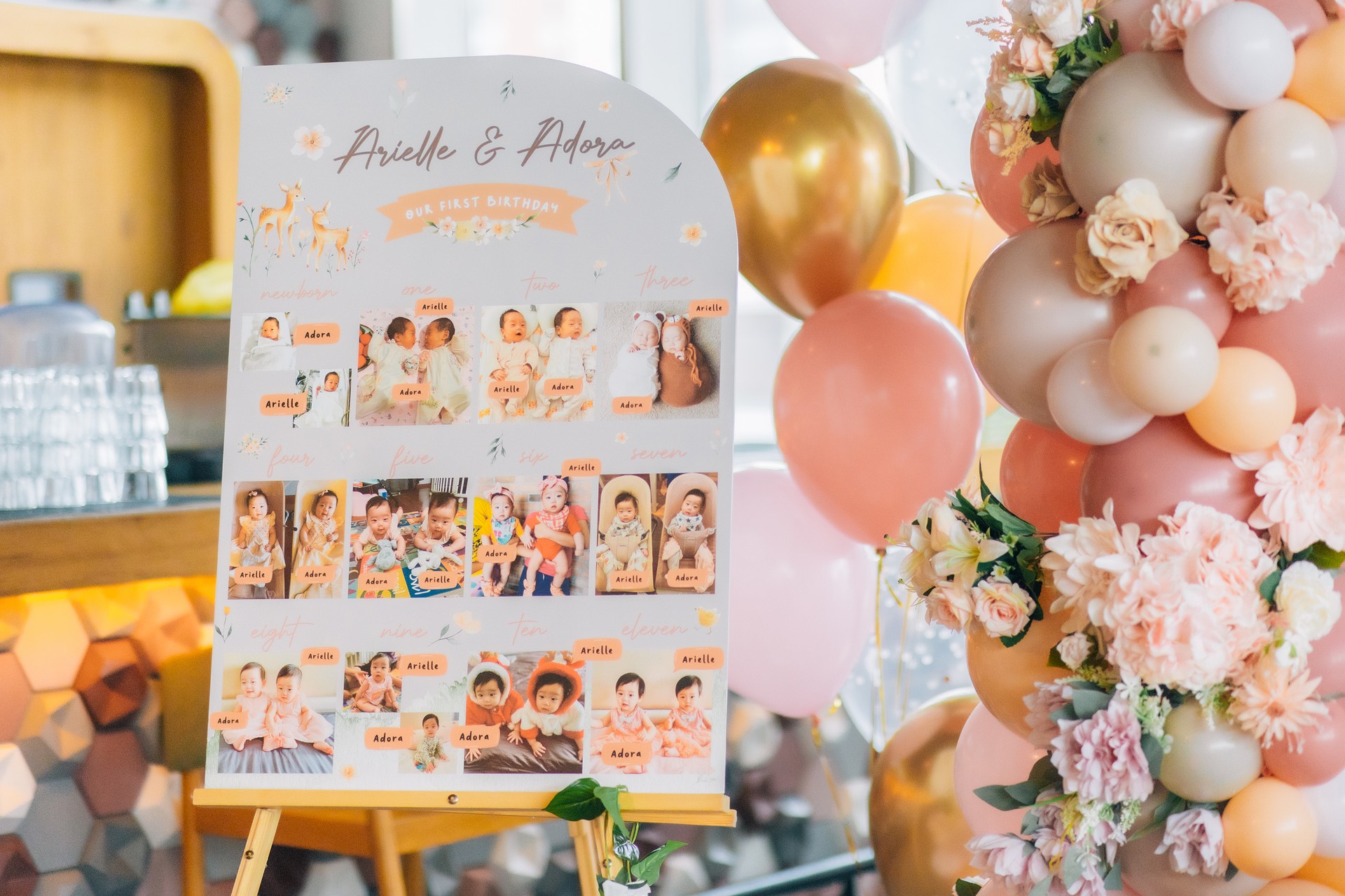 Arielle _ Adora turn one - birthday party 2